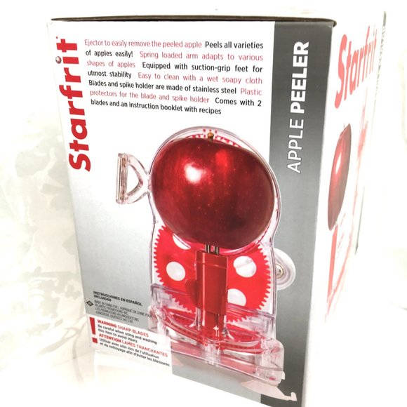 Starfrit Apple Pro-Peeler w/Easy Ejector NWT - Picture 8 of 11